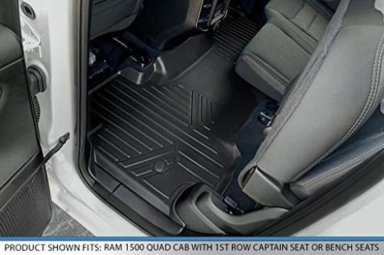 MAXLINER Floor Mats 2 Row Liner Set (Both Rows 1pc) for 2019-2024 Ram 1500