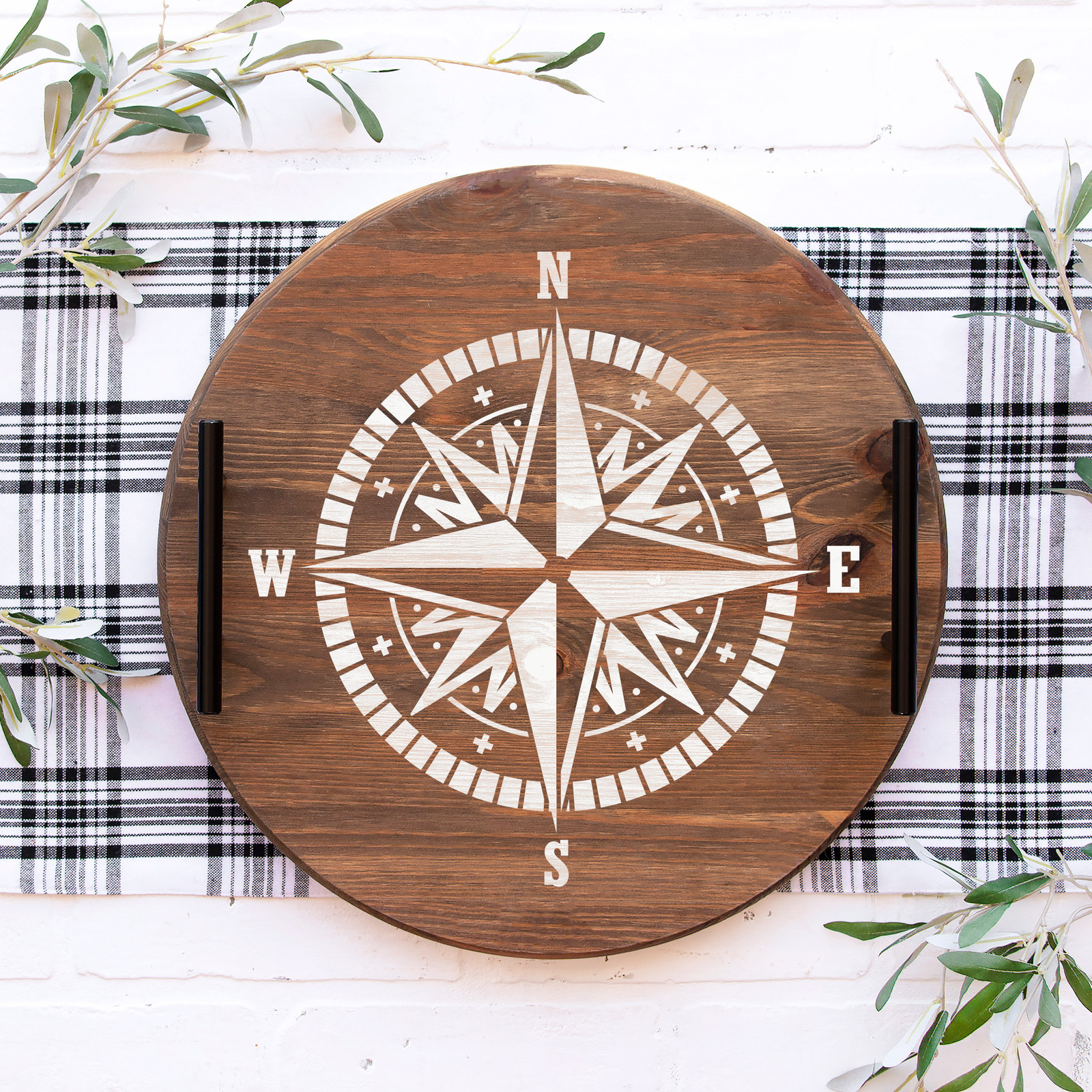 Compass Stencil – Durable & Reusable Mylar Stencils