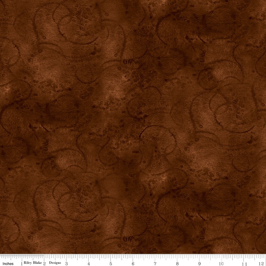YARD ~ Cinnamon Swirls ~ Blender By Riley Blake $3.99 Ships ANY Amount Of Fabric