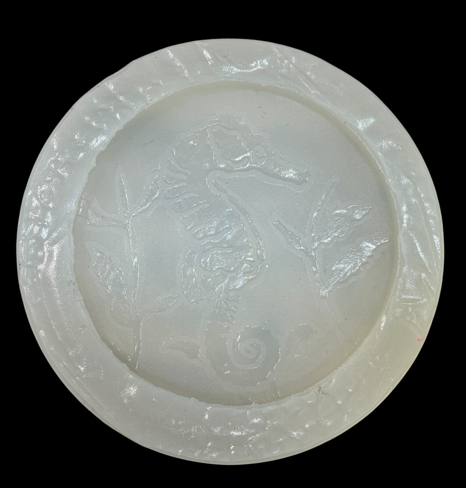 Handmade Silicone Seahorse Coaster Mold For Resin