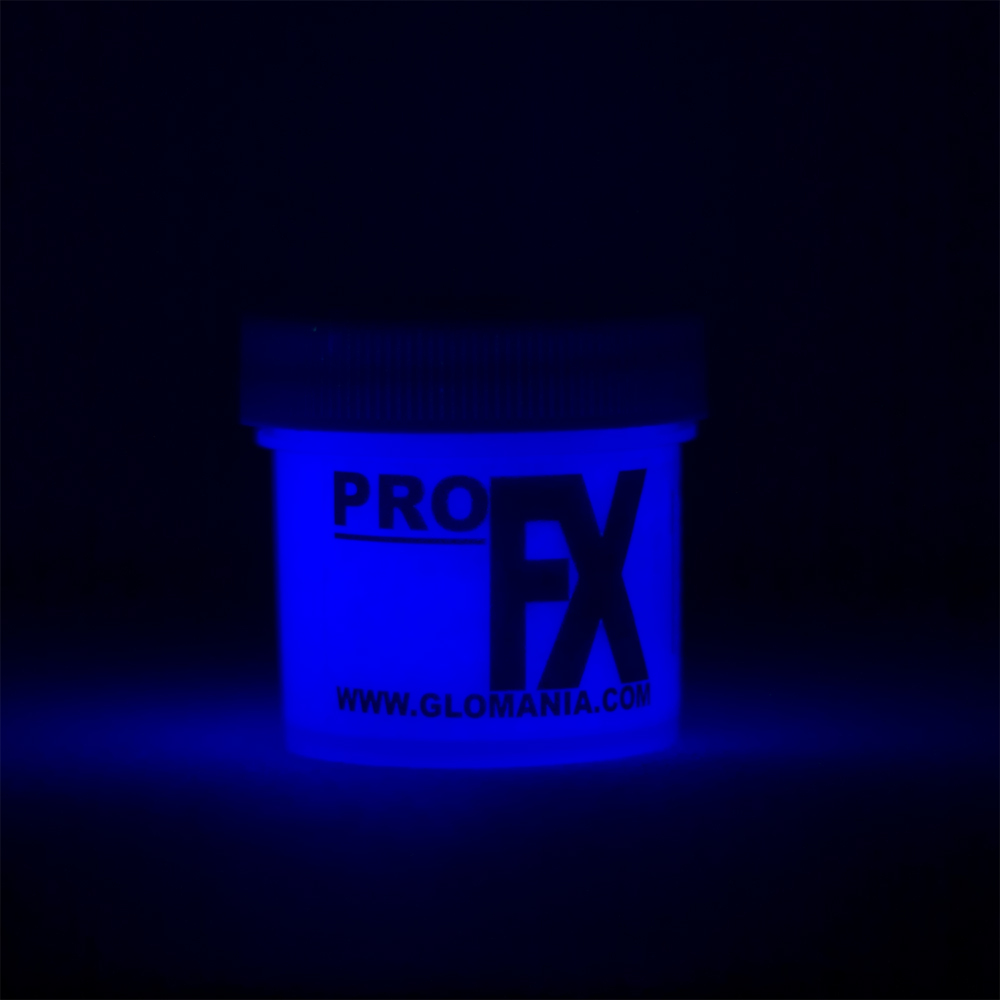 GREEN, BLUE, AQUA, LILAC, Glow in the dark paint 4 x 1/2 oz pots