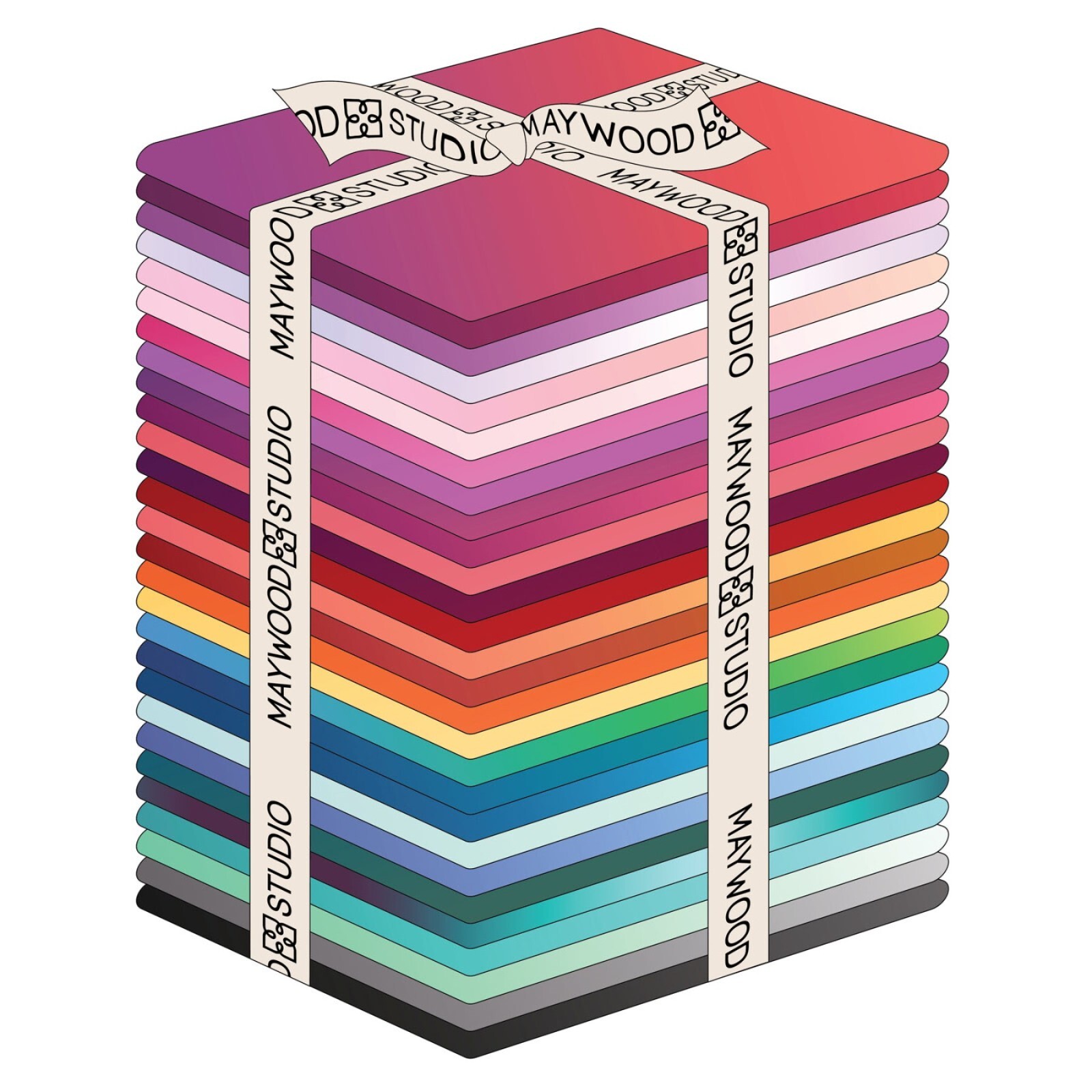 Fat Quarter Bundle Gelato Multi-Color Ombres 28 Ct Fabric Precuts M203.31