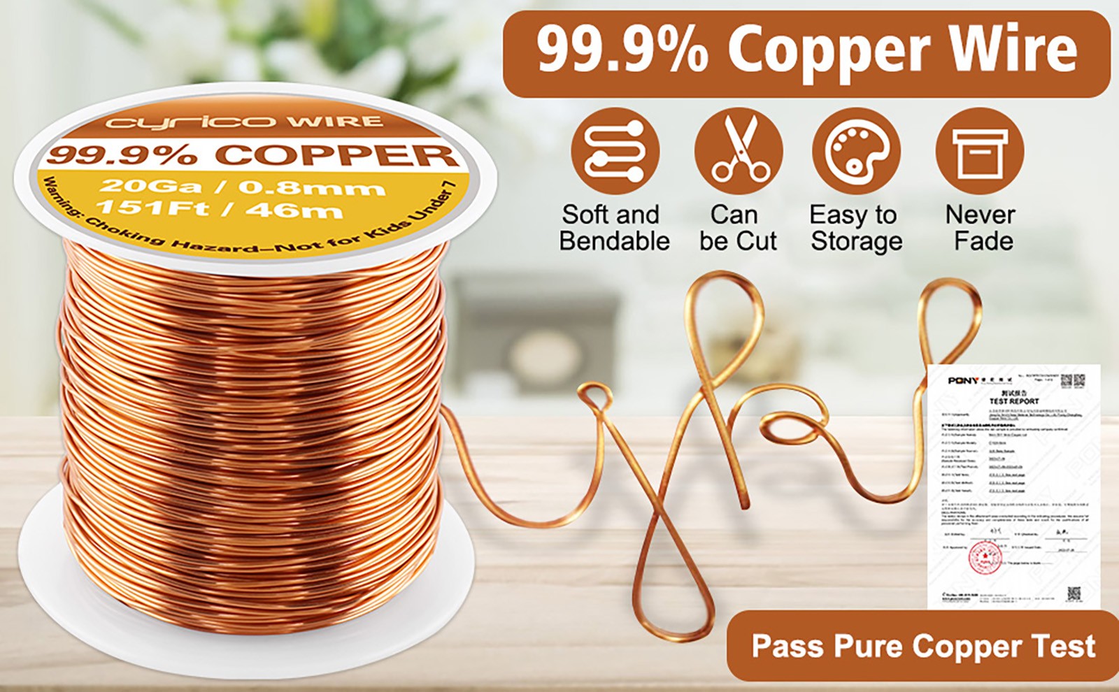 T2 Pure Copper Round Wire 0.2mm to 5mm Dia Solid Bare VARIOUS LENGTHS AVAILABLE