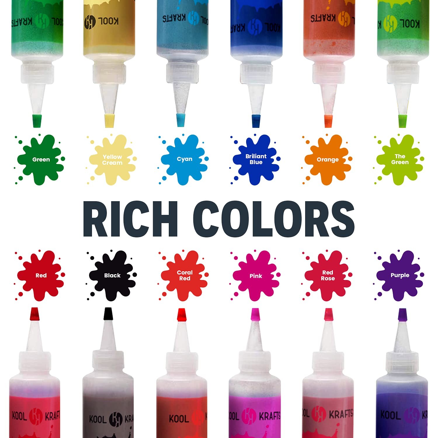 Tie Dye Kit, All-Inclusive with 12 Vibrant Colors, + 4 White T-Shirts – Perfe…