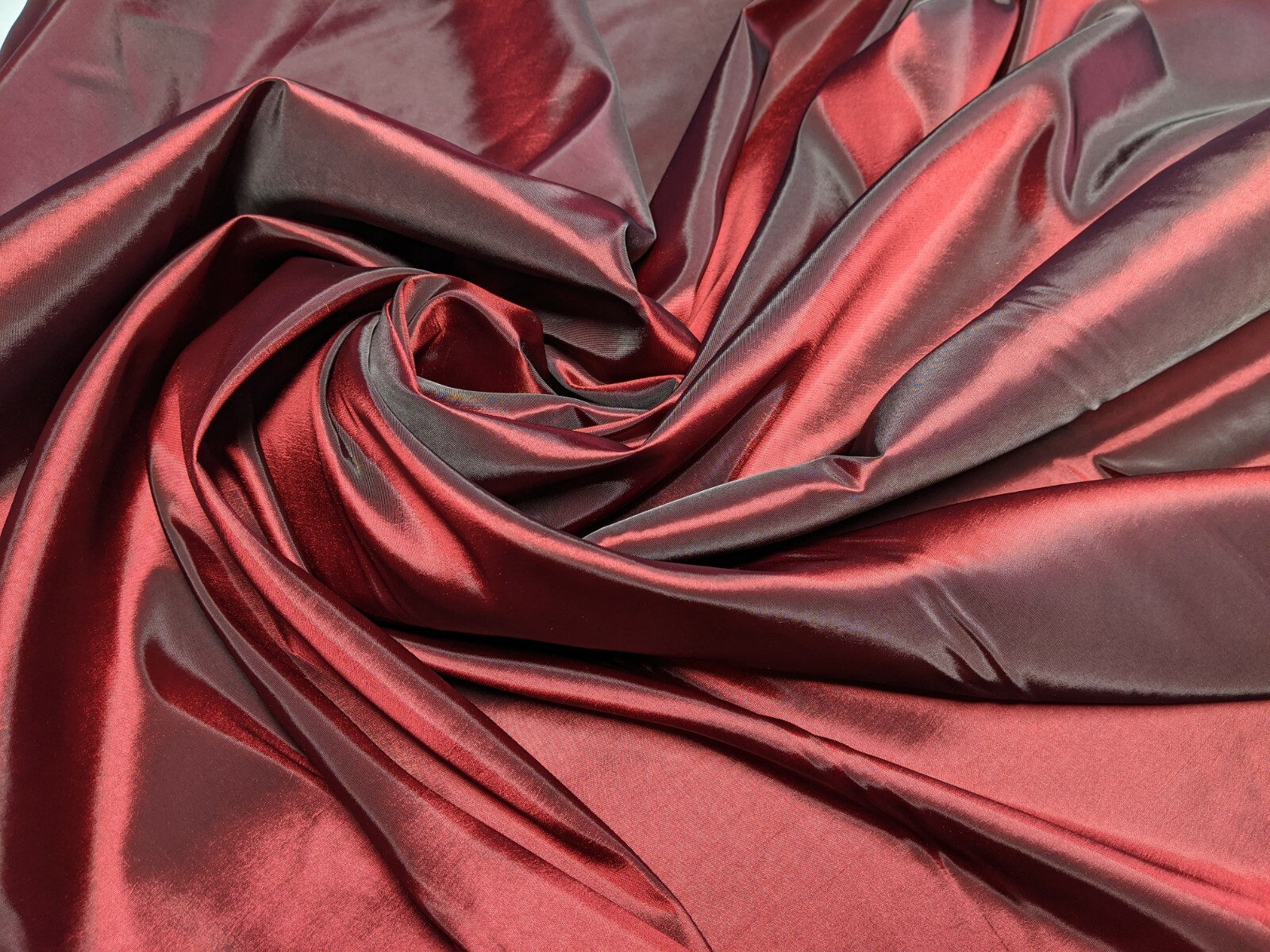 Burgundy Taffeta 100% Polyester 59″ wide.Sewing supply By the yard Free swatch.