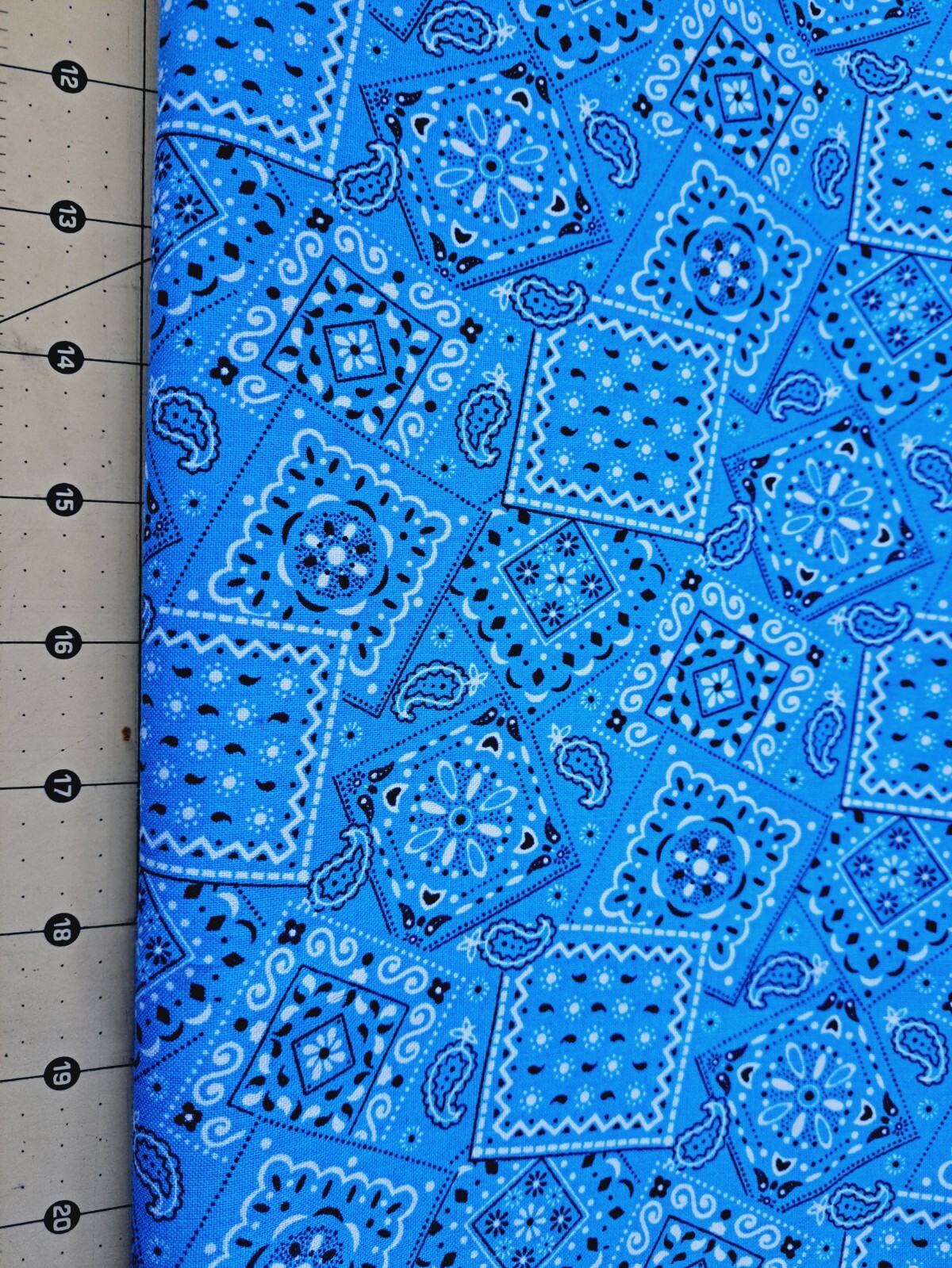 Blazin Bandana 100% Cotton Fabric #1303