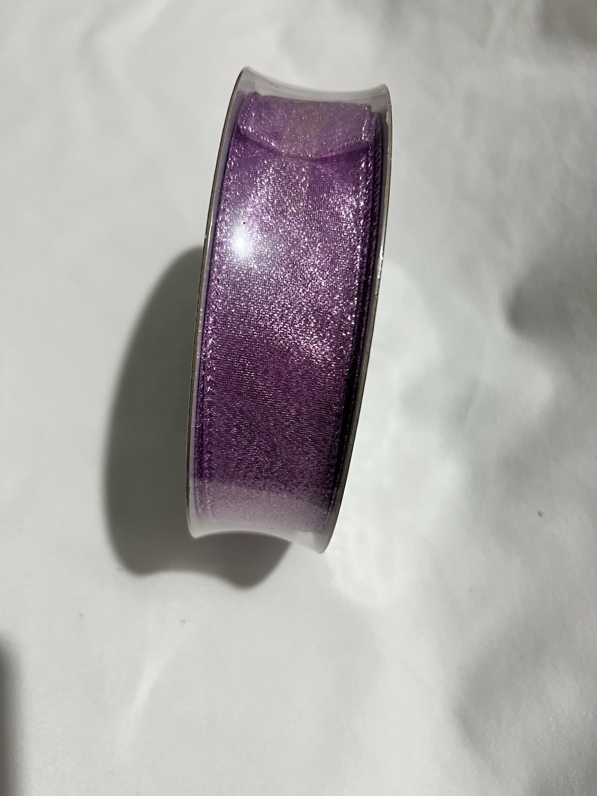 Member’s Mark 50 Yard Roll Purple Sheer Metallic 1.5 From 2025 Christmas Ribbon
