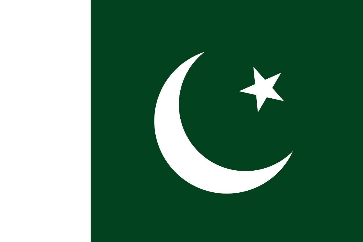 Pakistan Country Flag HTV Heat Transfer Vinyl Iron On (NOT A PATCH)