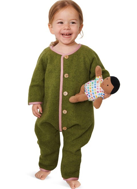 Burda 9235 Babies’ Jumpsuit Sizes 1-3 months Sewing Pattern *NEW*