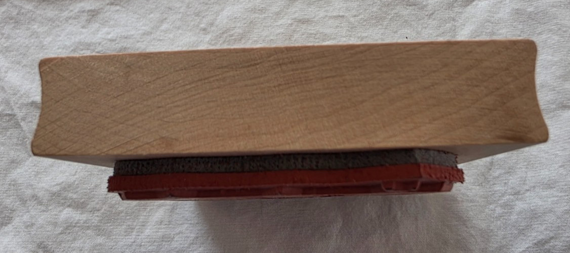 Impression Obsession House G1742 Large Wood Block Rubber Stamp Colonial Rowhome