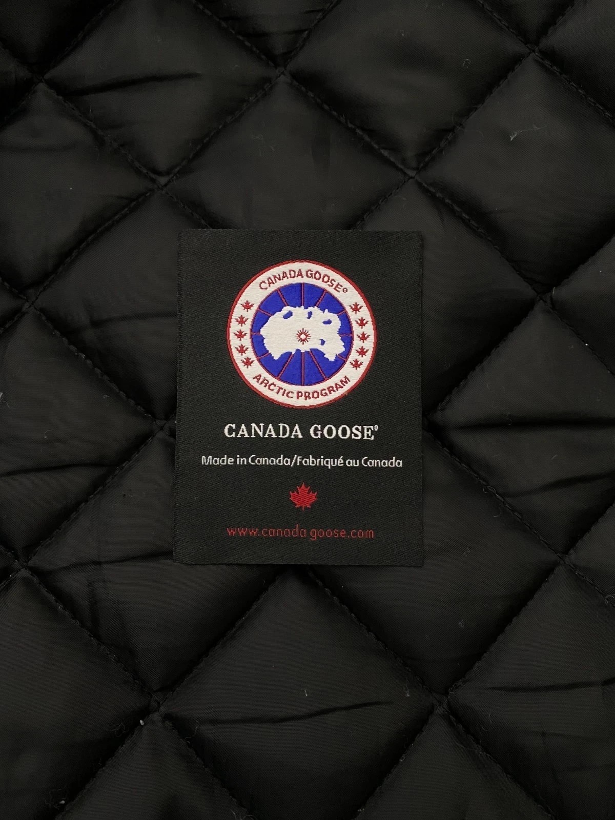 (2-Pack) Iron On / Sew On 2.5” Canada Goose Replacement Patch / Black Label Tag