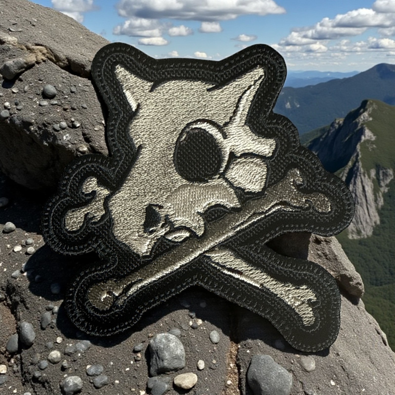 Cubone Skull Embroidery Patch Multi Sizes 4″ – 6″- 13′