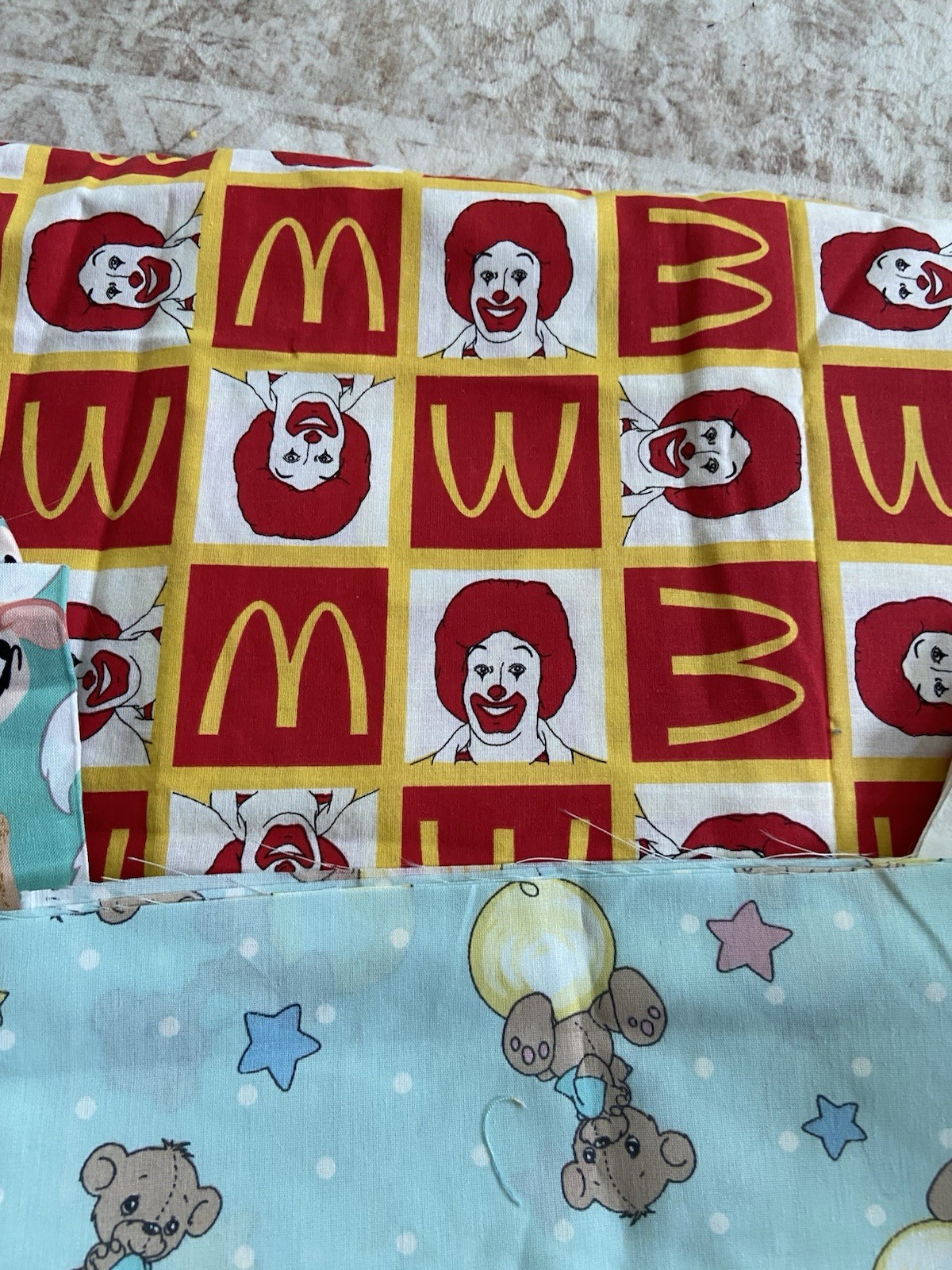 Assorted Lot Of Children’s Themed Fabric