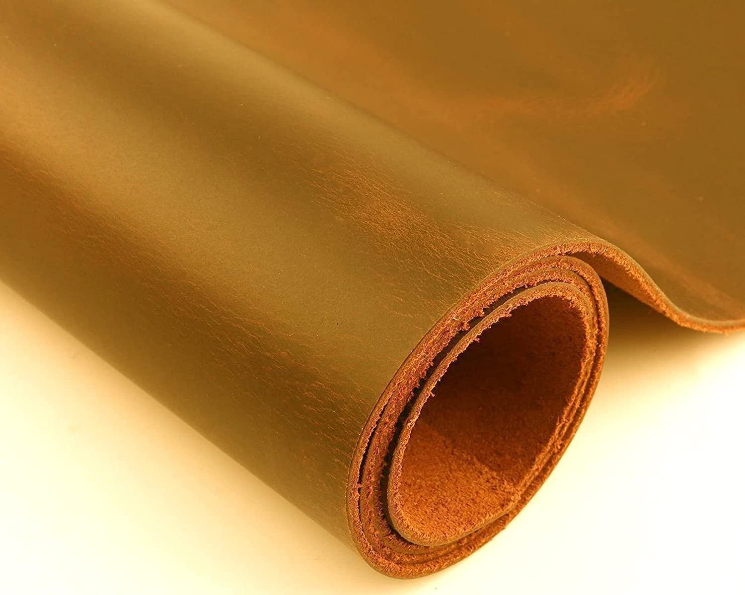 ELW 9-10 oz (3.6-4mm) Heavy Weight Oil Tanned Cowhide Full Grain Leather