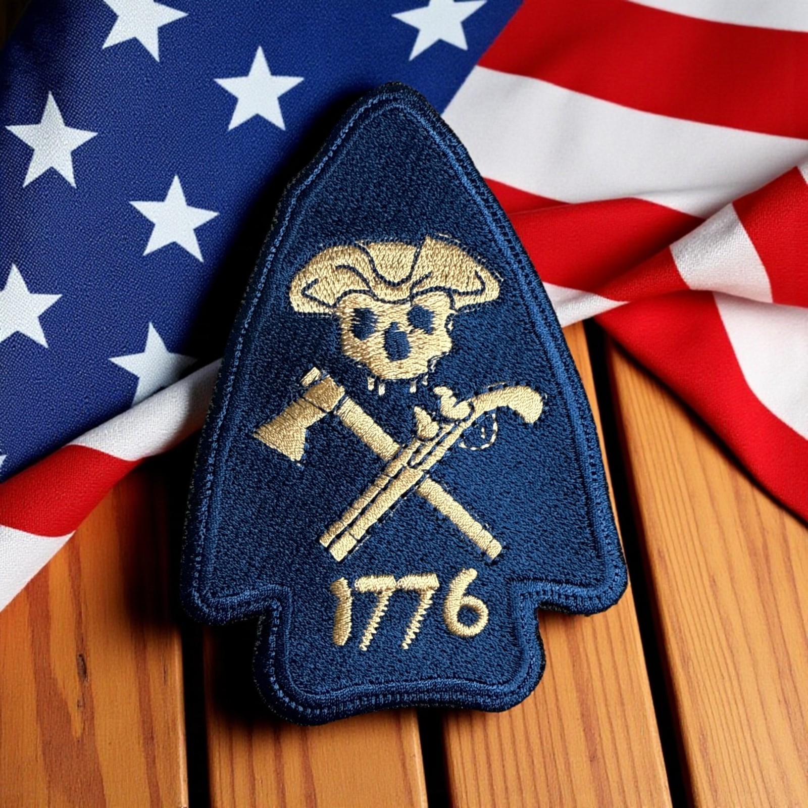 1776 Arrowhead Embroidery Patch 2.75″ X 4″