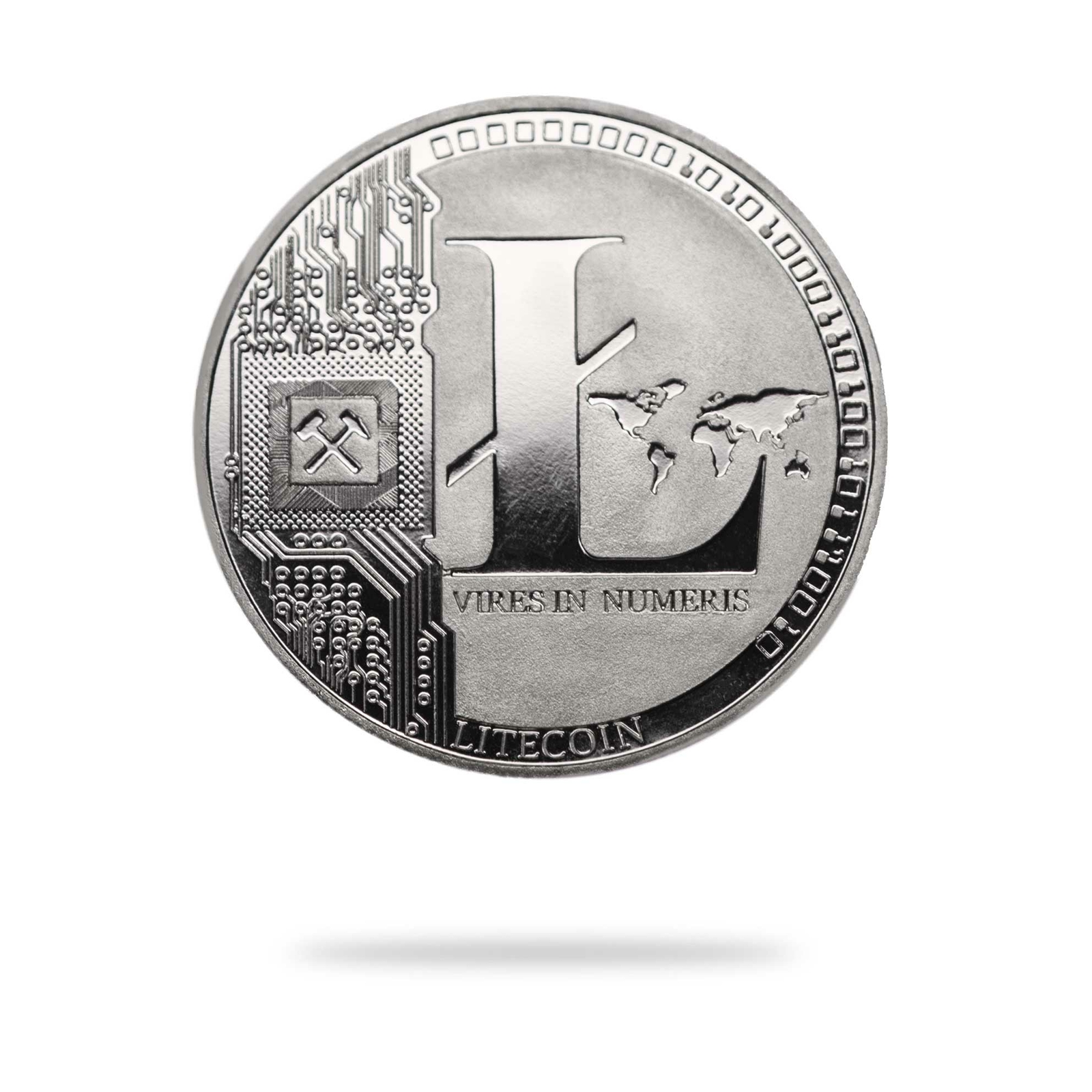 Cryptochips | Litecoin (LTC) Physical Crypto Coin | Collectable Cryptocurrency