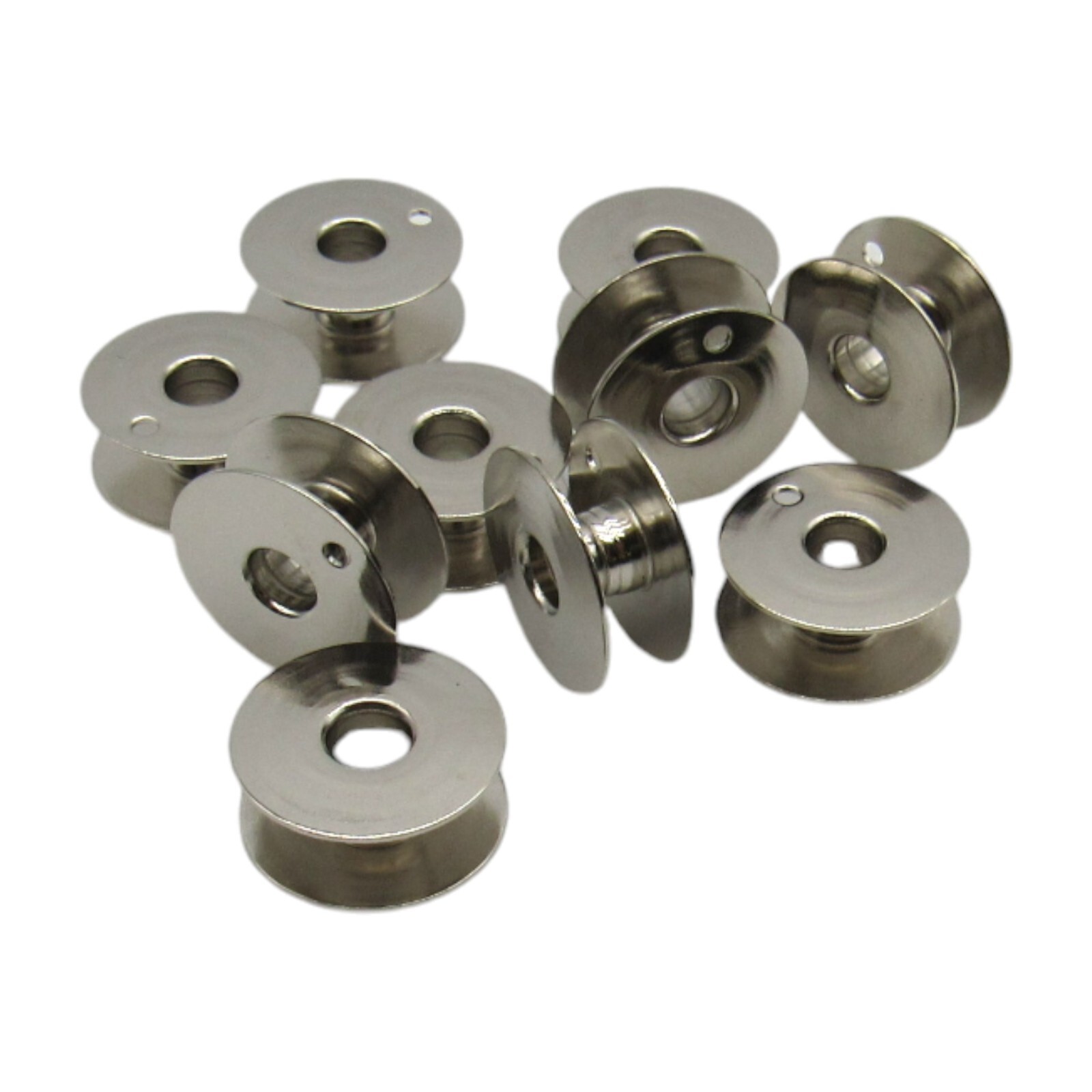 (10 pack) Metal Bobbins Fits Viking 7, 21, 21E, 49, 51, 52, 610, 620, 630, 5610