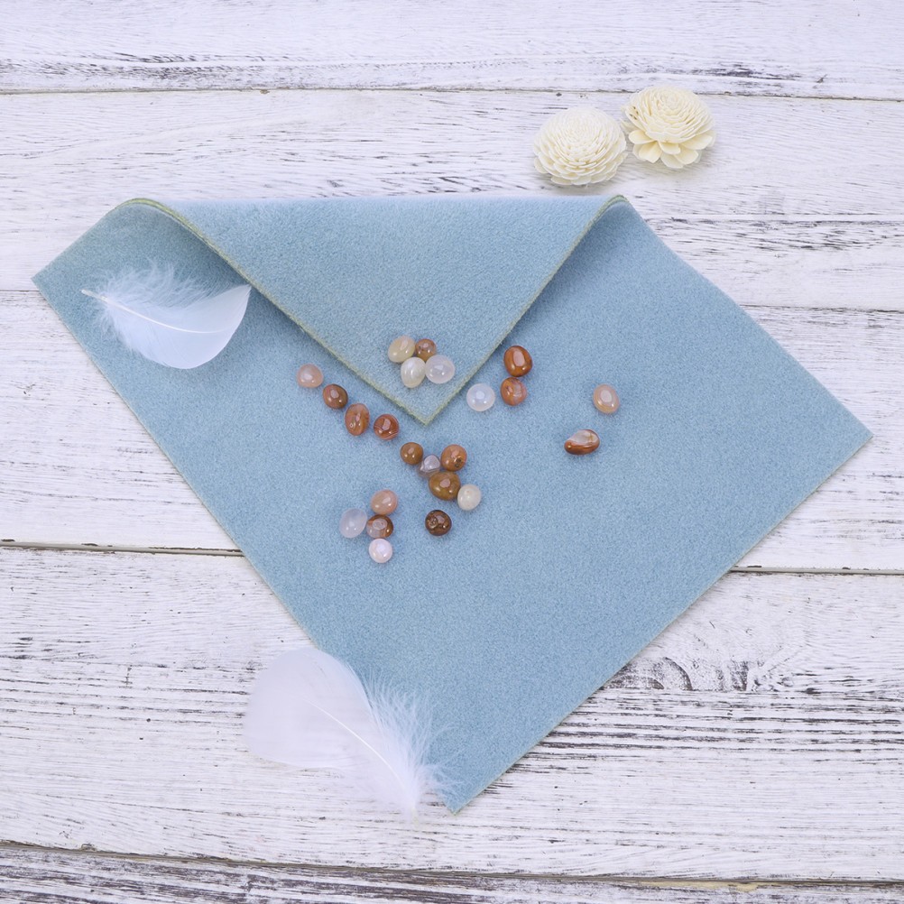 2Pcs Wrinkle Resistant Bead Mats for Jewelry Making with Soft Polyester Texture
