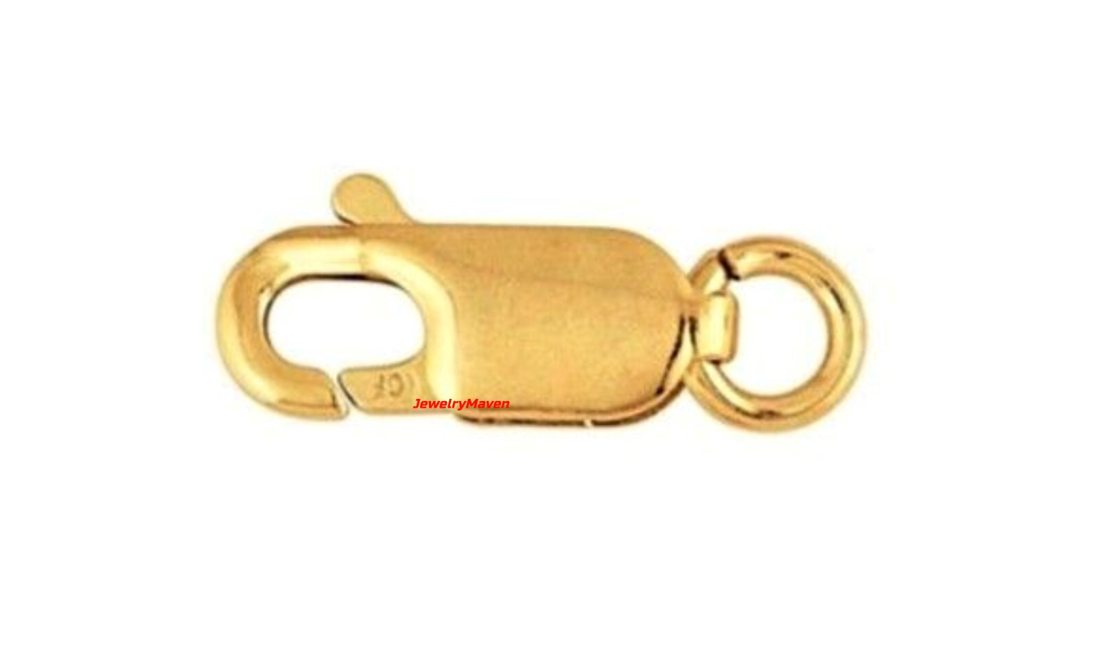 13.5mm 14k GOLD FILLED Yellow Lobster Chain Necklace Bracelet Clasp w Jump Ring