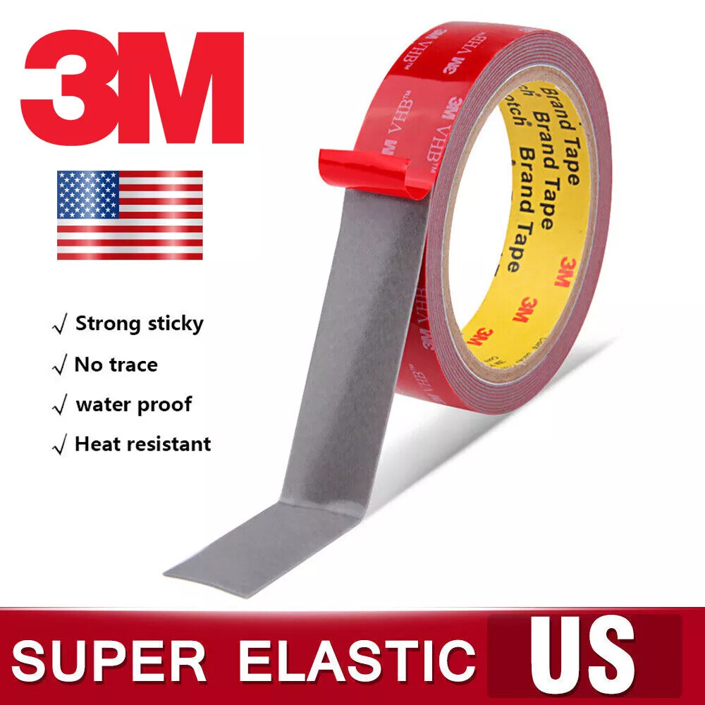 *Genuine* 3M VHB #5952 1/2″ x 5/6/9/15/21/36 ft Double Sided Foam Adhesive Tape