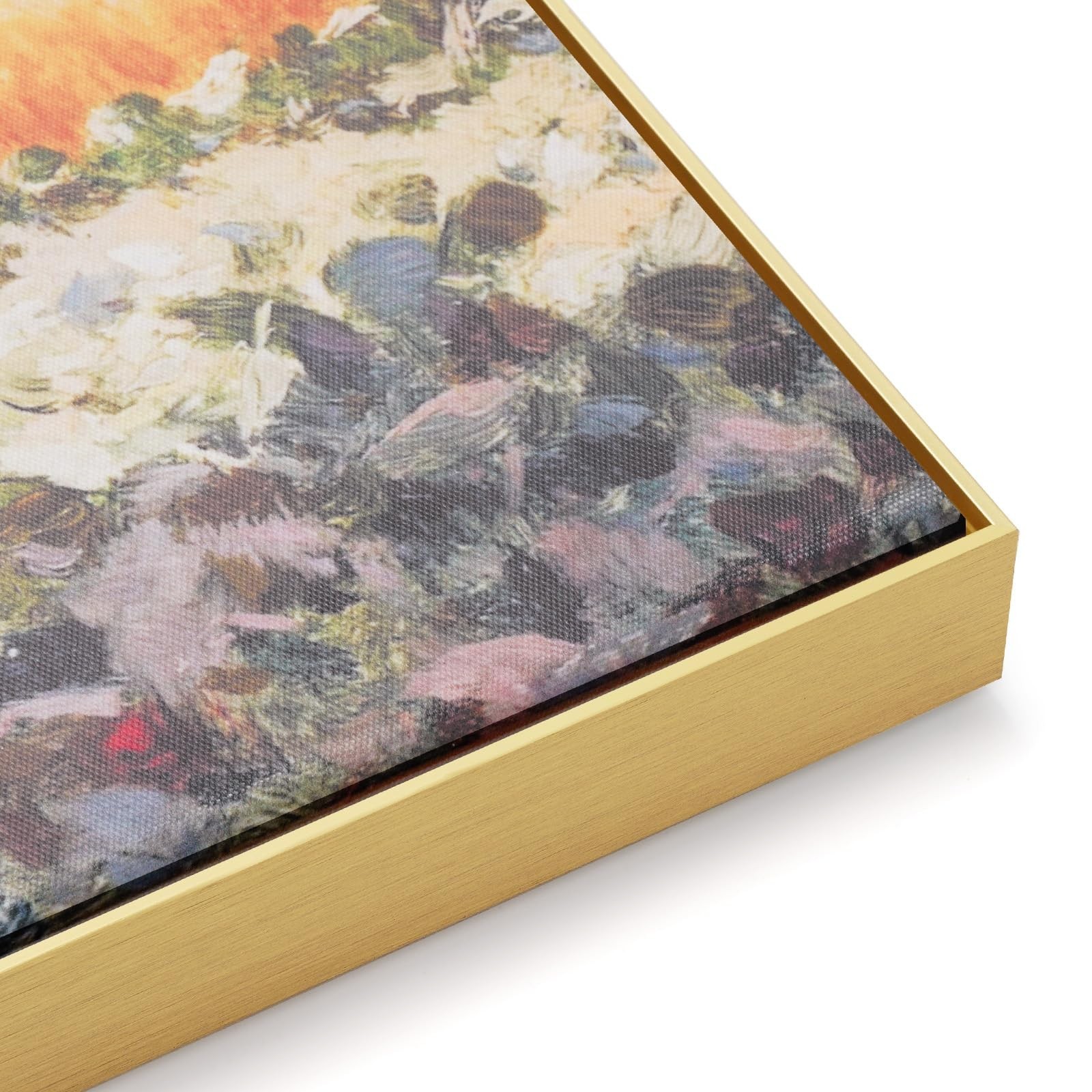 Akfado Floater Frame for 36×48 Canvas Paintings, 0.86″ Deep DIY Metal Floatin…