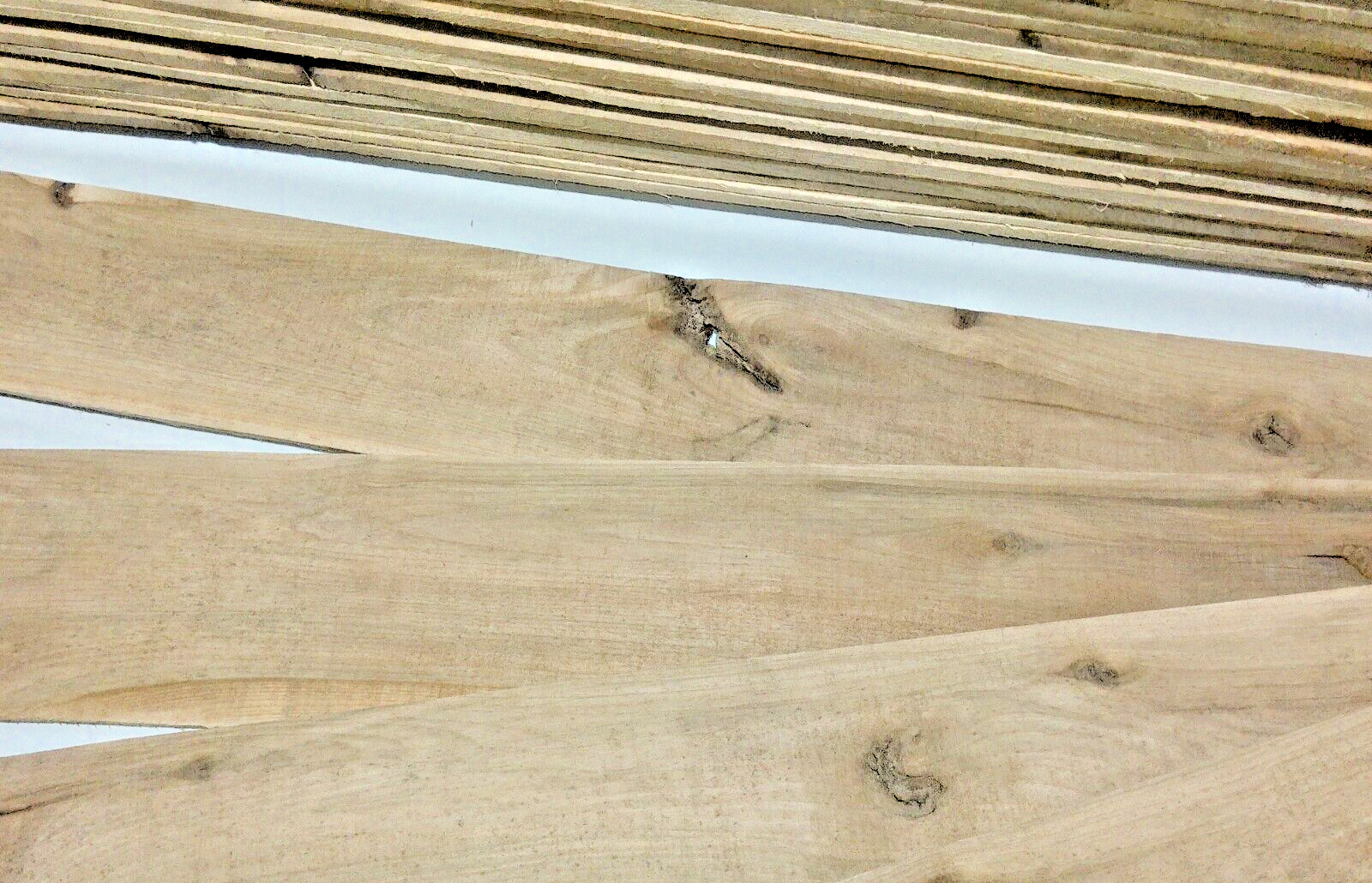 Shag Hickory 1/4th inch x 5inch x 48inch Decorative Board x5 count!