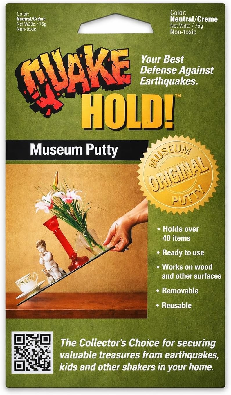 Quakehold! 88111 Museum Putty Neutral 2.64 Oz.