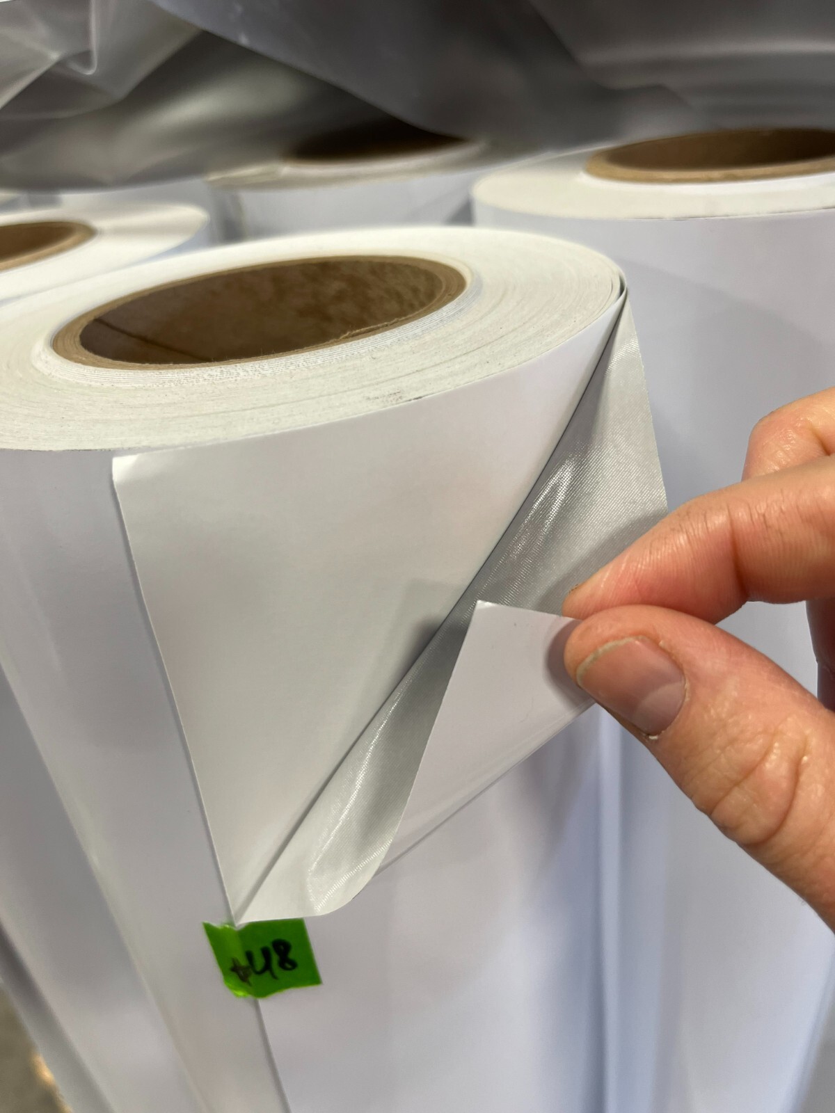 White Polypro Tear-Resistant Banner Roll Film Inkjet 8mil (Pick Size & Finish)