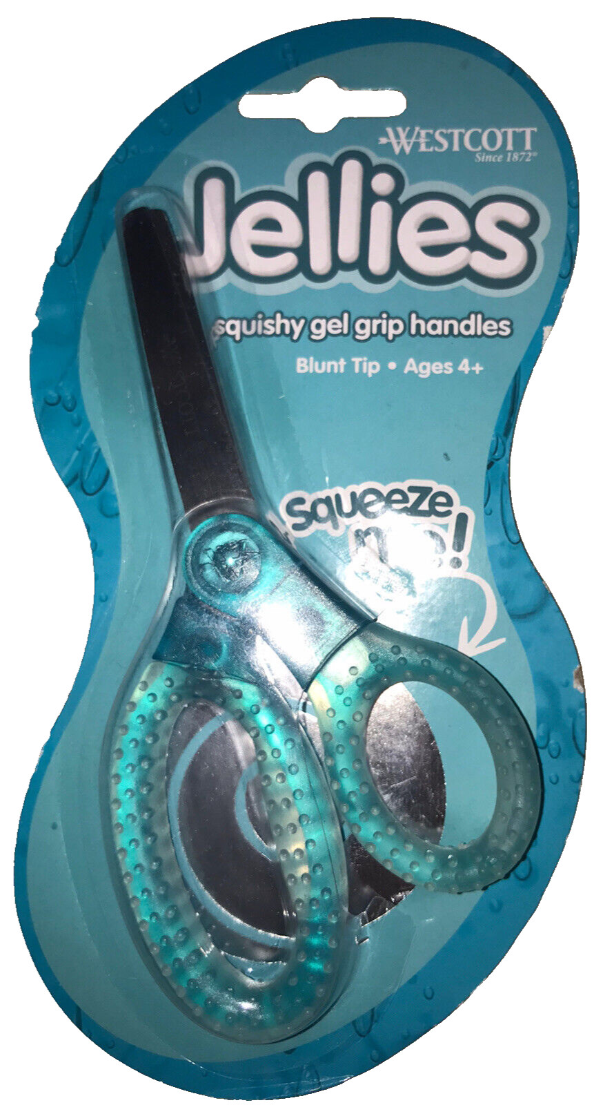 Jellies Squishy Blue Gel Grip Handles-Brand New-SHIPS N 24 HOURS