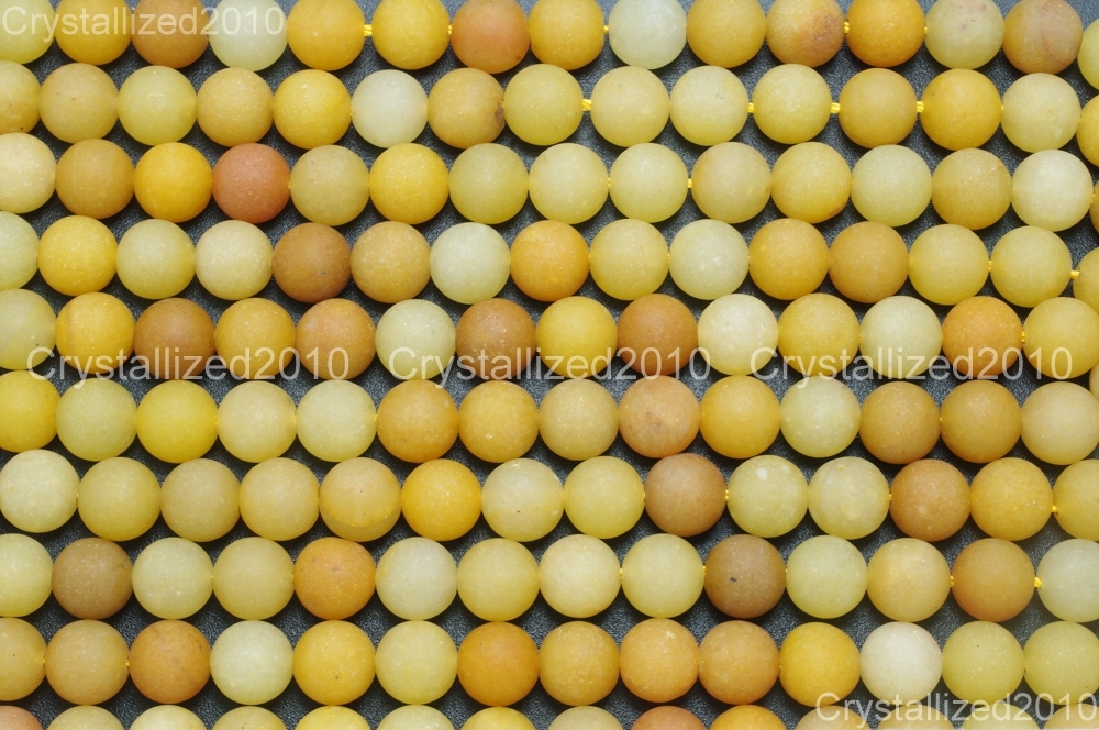 Wholesale Matte Frosted Natural Gemstone Round Loose Beads 4mm 6mm 8mm 10mm 12mm