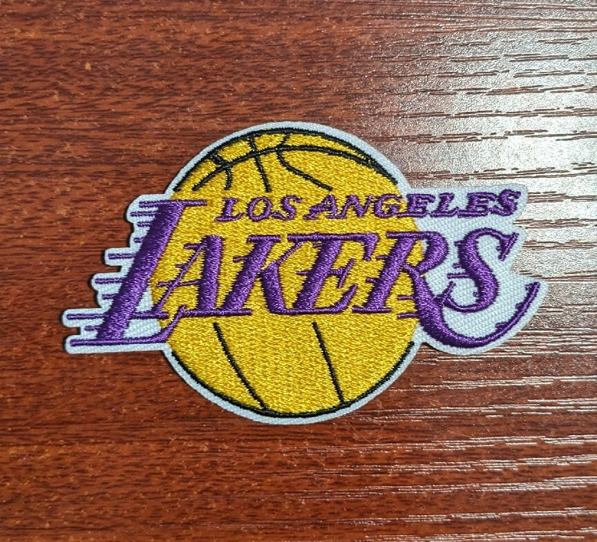 Los Angeles Lakers Patch NBA Basketball Sports League Embroidered Iron On 3×2″