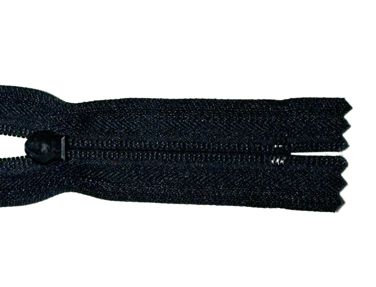 New YKK Nylon Coil Zippers Color Black 580 Pack Of 100 * Length 8.0 inch