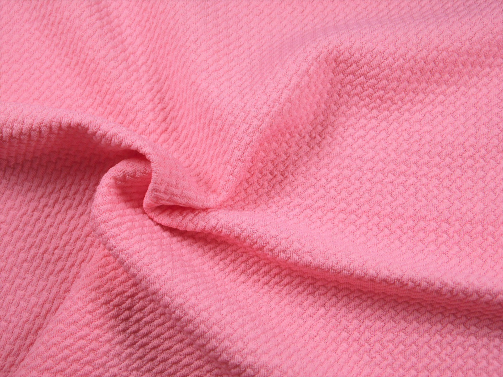 Bullet Textured Liverpool Fabric 4 way Stretch Pink Q10