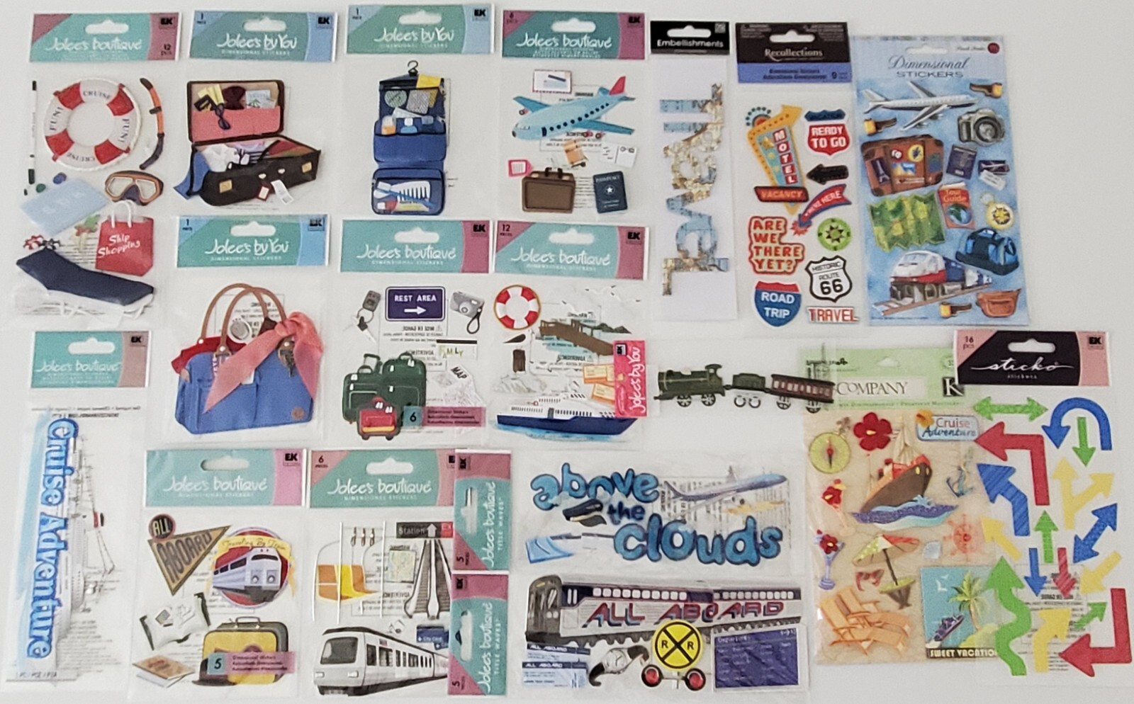 *YOU CHOOSE* Jolee’s/Others TRAVEL/TRANSPORTATION Dimensional Stickers
