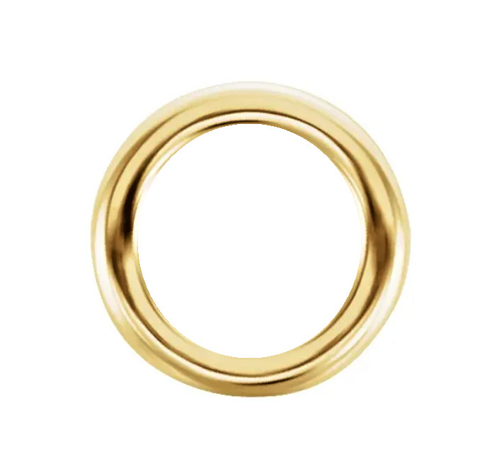 5mm OD 3.7mm ID 14k Yellow Gold 20ga CLOSED Jump Ring Spacer Roundel USA MADE