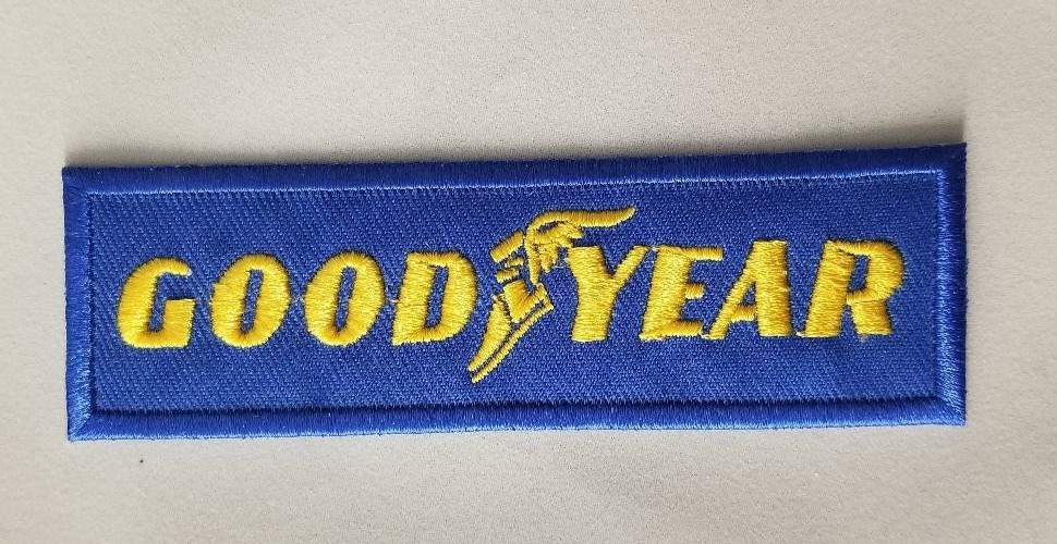 Goodyear Tire Patch Racing Automotive Tires Mechanic Iron-On