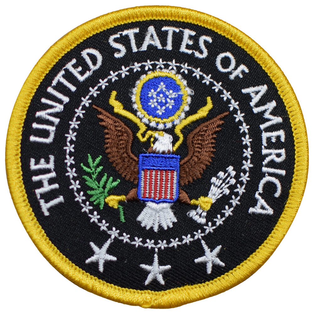 Presidential Seal Patch – United States President, USA Badge 3″ (Iron on)