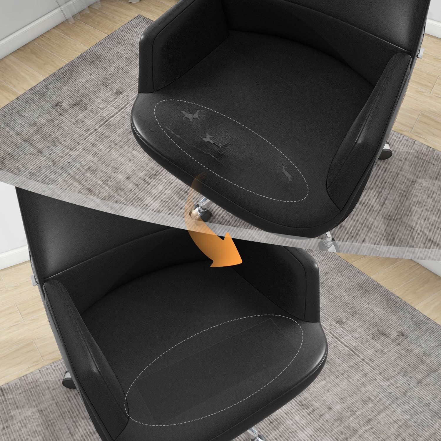Self-Adhesive Patch Leather Repair Tape for Car Seats Couch Furniture Upholstery