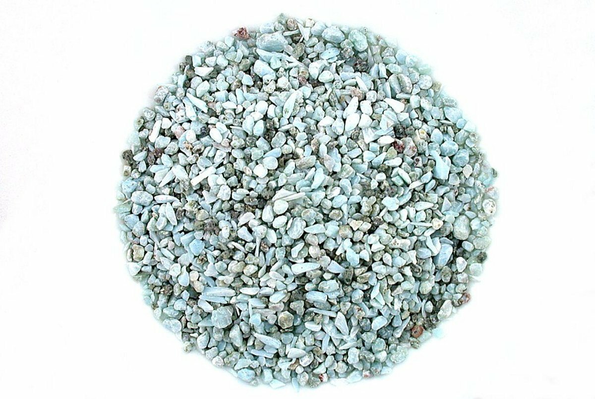 1/4 Ounce Inlay 2mm to 10mm Dominican Republic Larimar Craft MEDIUM Piece Sliver