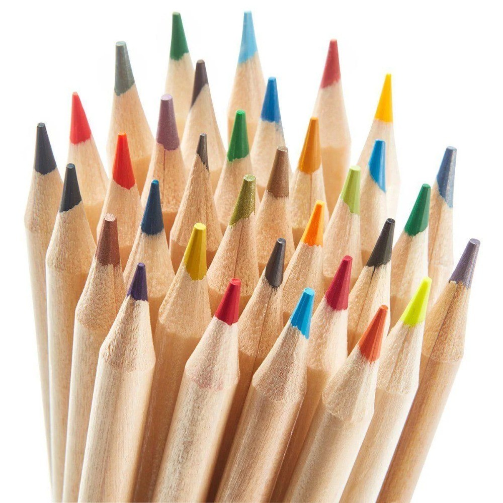 Soft Core Colored Pencils Set of 36 Vibrant Colors for Drawing and Adult