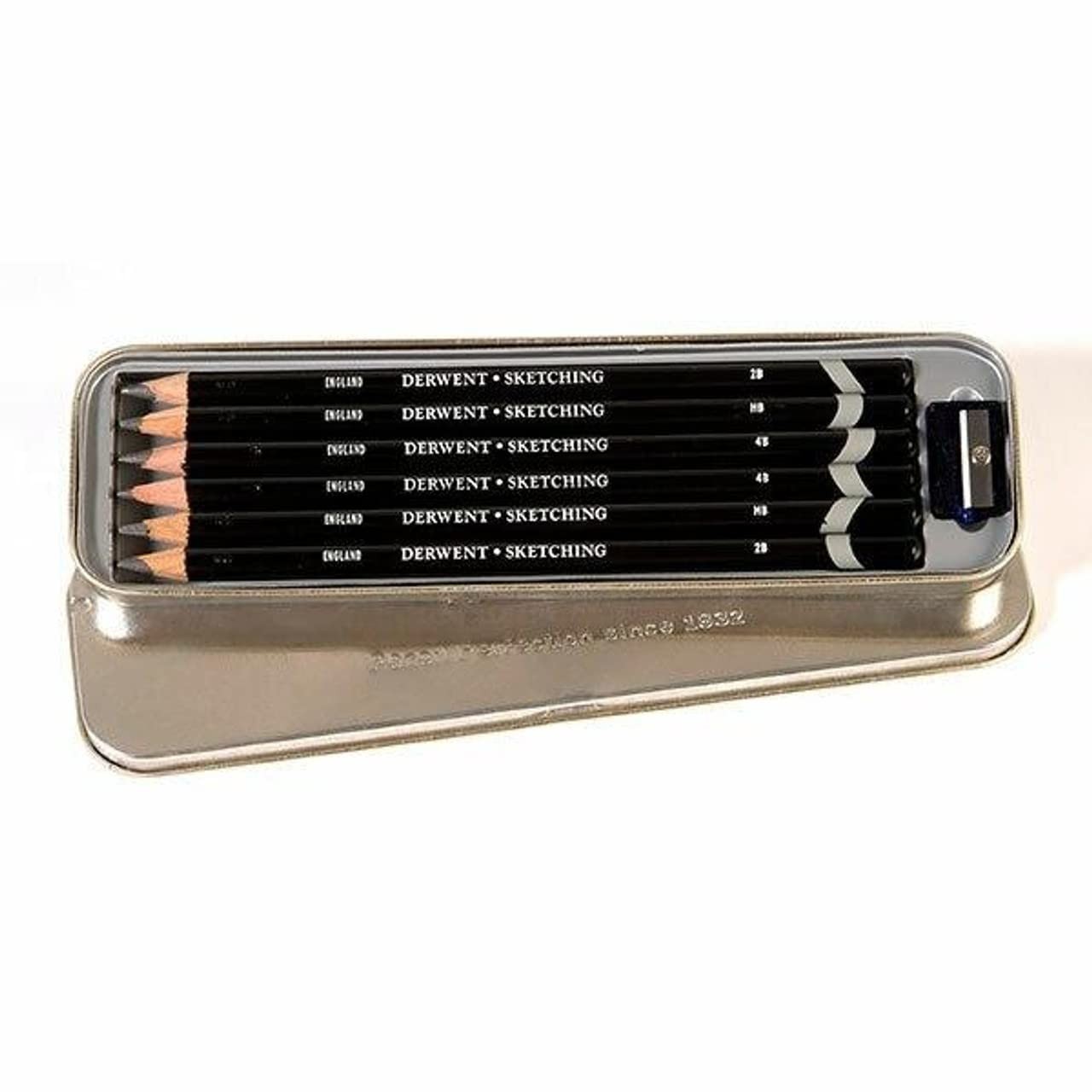 Sketching Pencils, 4mm Core, Metal Tin, 6 Count (0700836)