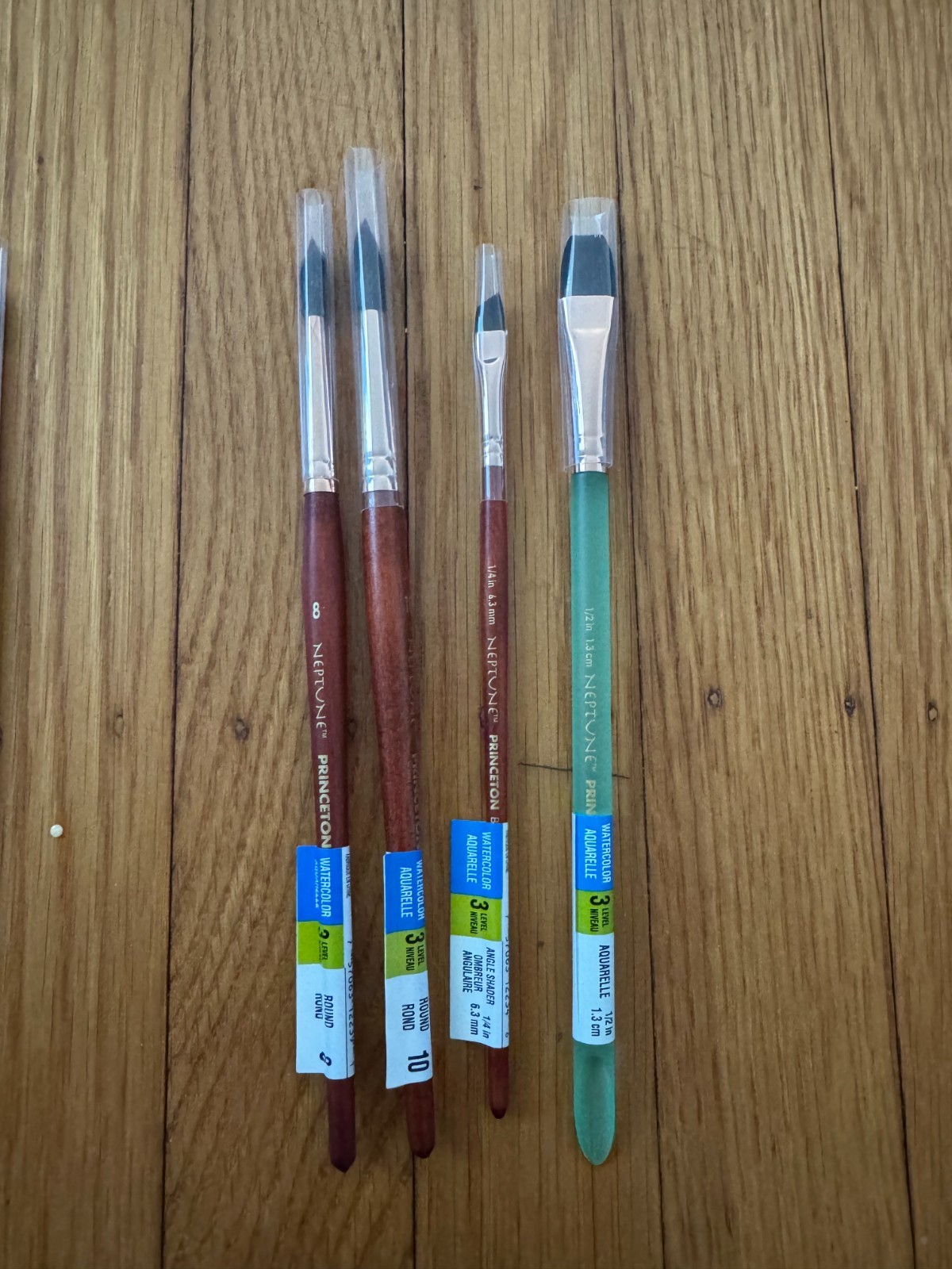 NEW Daniel Smith Extra Fine Watercolor 9-Tube Set + Princeton Neptune Brush Lot