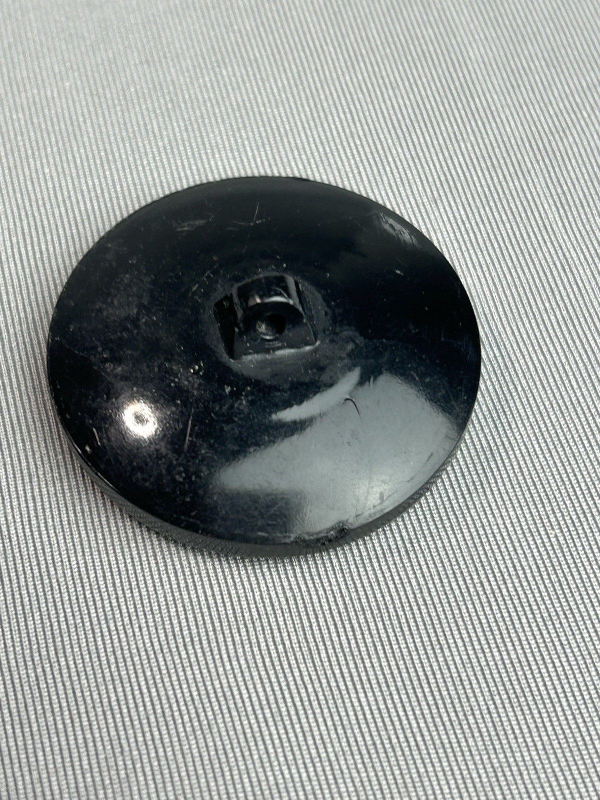 Black Textured BIG Chunky Plastic Coat Buttons Set Of 3