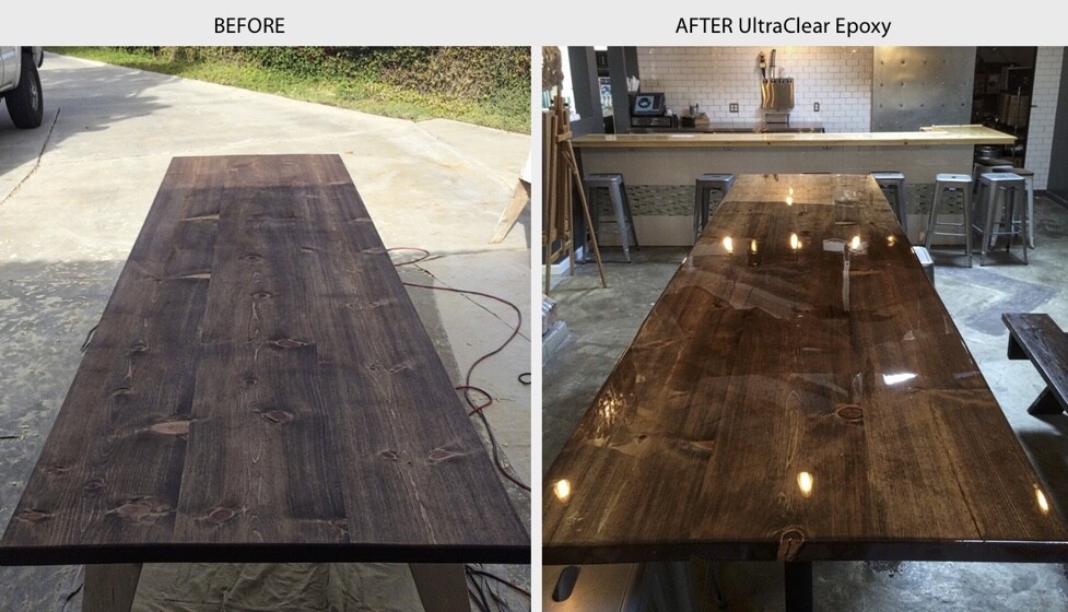 UltraClear Epoxy Table Top Epoxy Resin Bar Top Epoxy Countertop 3 Gallon Kit