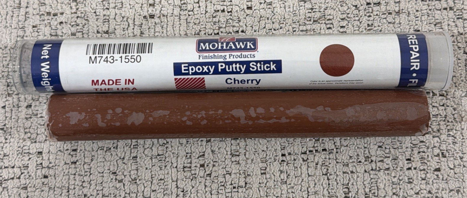 Mohawk Epoxy Putty Cherry 2oz Stick M743-1550