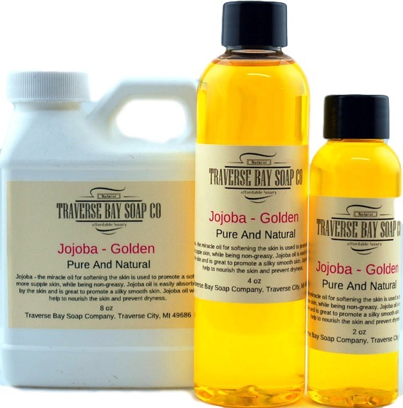 Jojoba Oil Golden, Organic, 100% pure, Soap making supplies, massage oils.