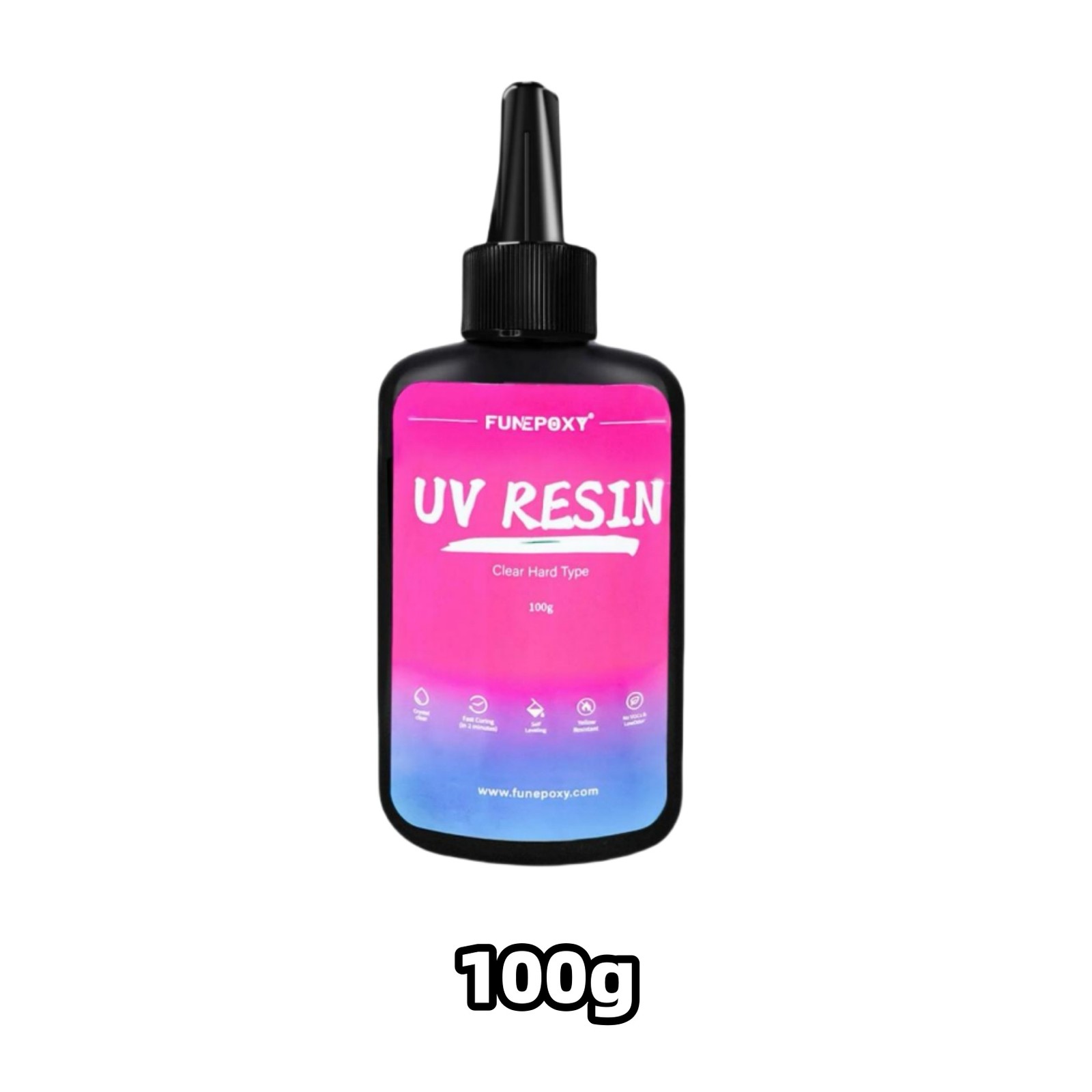 300/500/1000G UV Resin Crystal Clear Hard Glue No Bubbles DIY Handmade Non Toxic