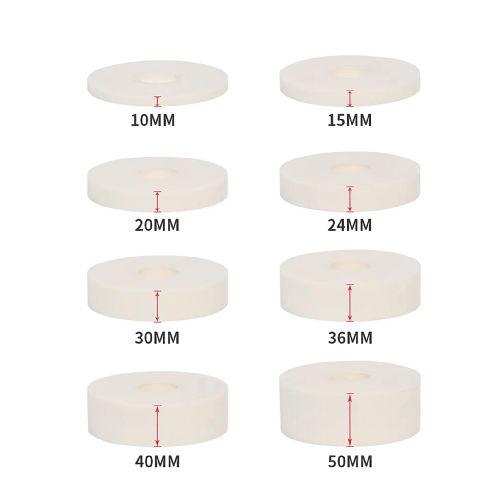 Strong Double Sided Mounting Tape White Adhesive Padded Sticky Tape 1-3mm Thick