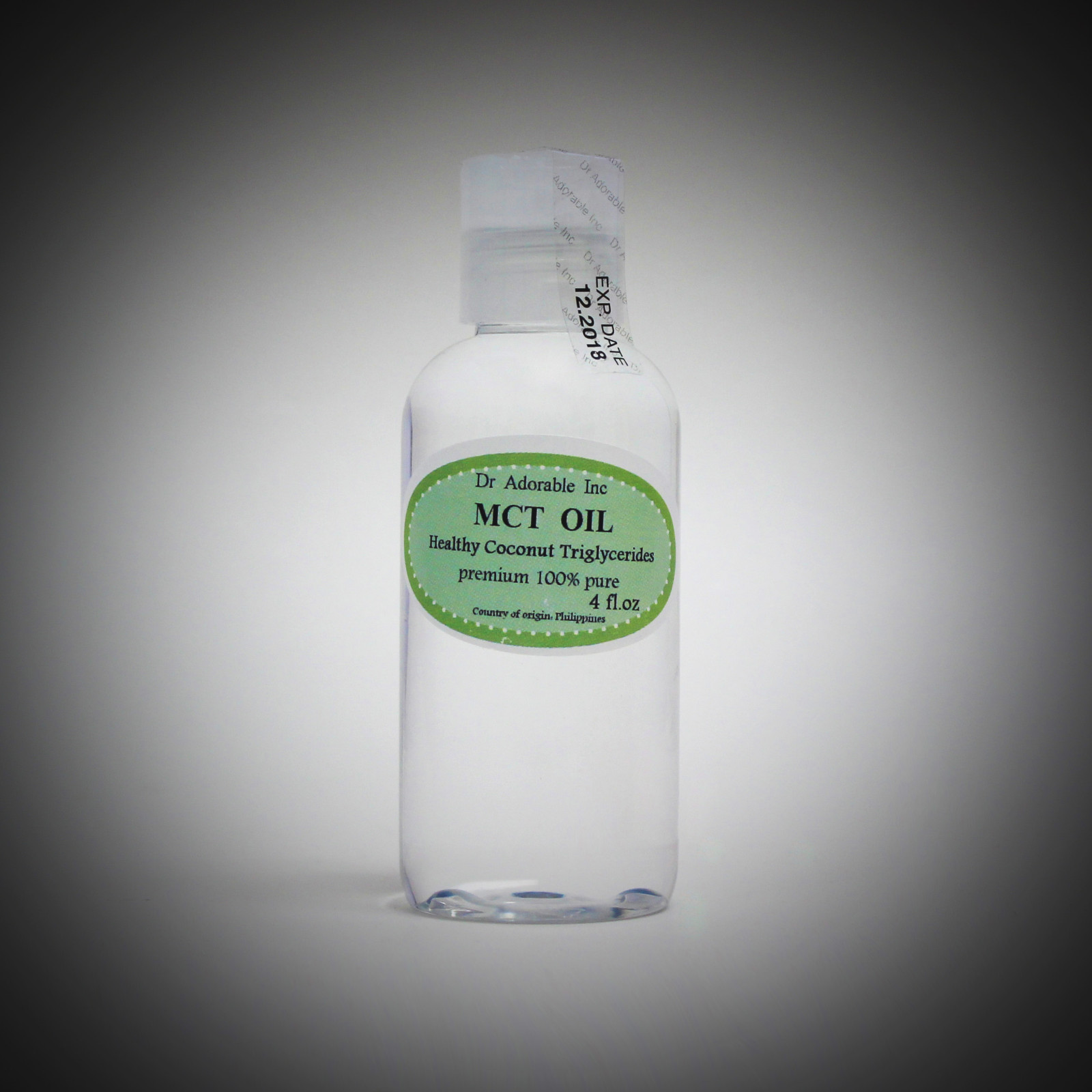 4 OZ PURE PREMIUM MCT OIL 100% COCONUT SOURCED VEGAN NATURAL by DR.ADORABLE