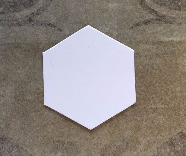 7/8″ Hexagons 1300-shapes for English Paper Piecing by ALL QUILTY